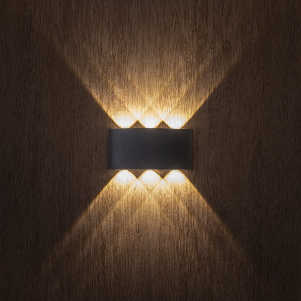 Kinkiet zewnętrzny LED 6W ARROW grafitowy IP54 TK Lighting 18085 natynkowa lampa ścienna 3000K 480 lm