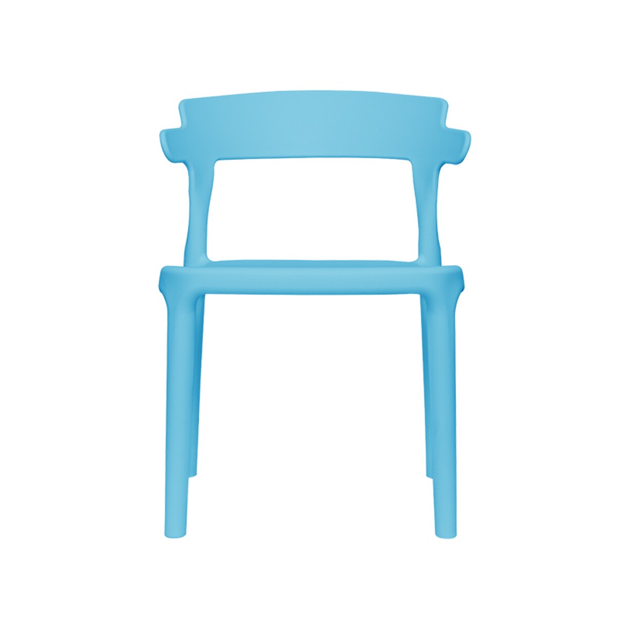 Krzesło dla dzieci plastikowe stabilne dziecięce niebieskie