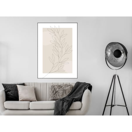 Poster Story, Plakat, Obraz - Gałązka w Konturach, wymiary 50 x 70 cm