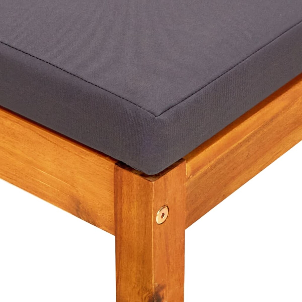 vidaXL Ogrodowa ławka ze stolikiem i podnóżkami, drewno akacjowe