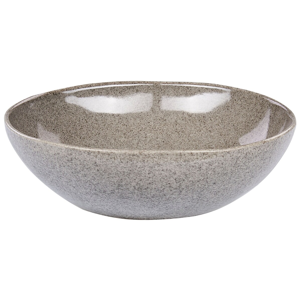 16-częściowy zestaw naczyń z kamionki szary COSTMARY