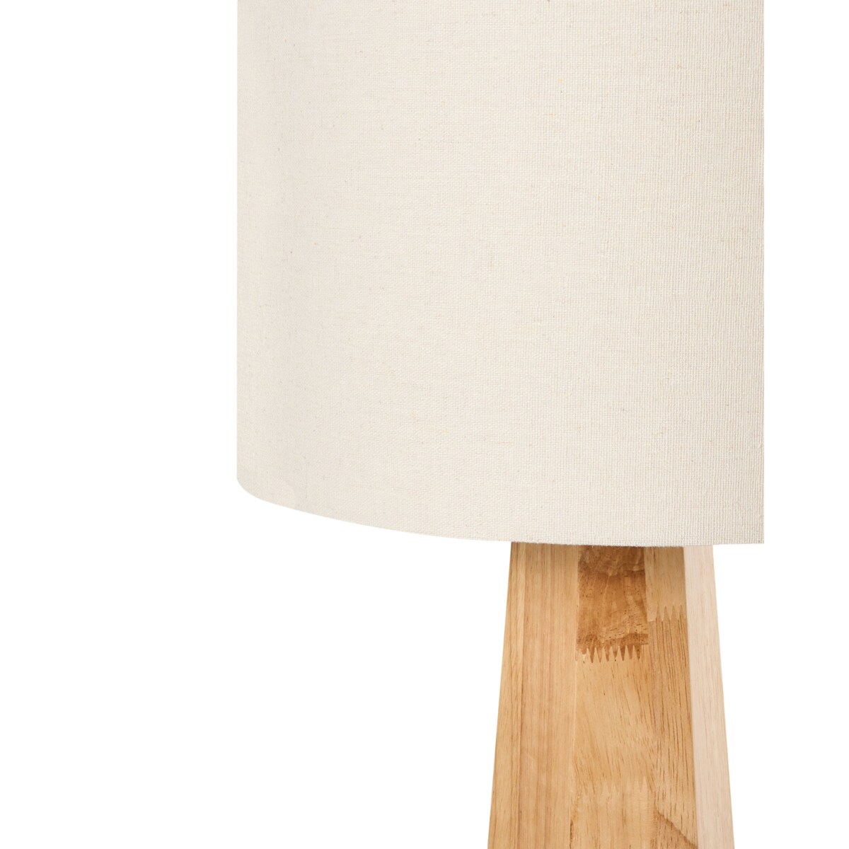 Lampa podłogowa ILALA Drewno kauczukowe Naturalny