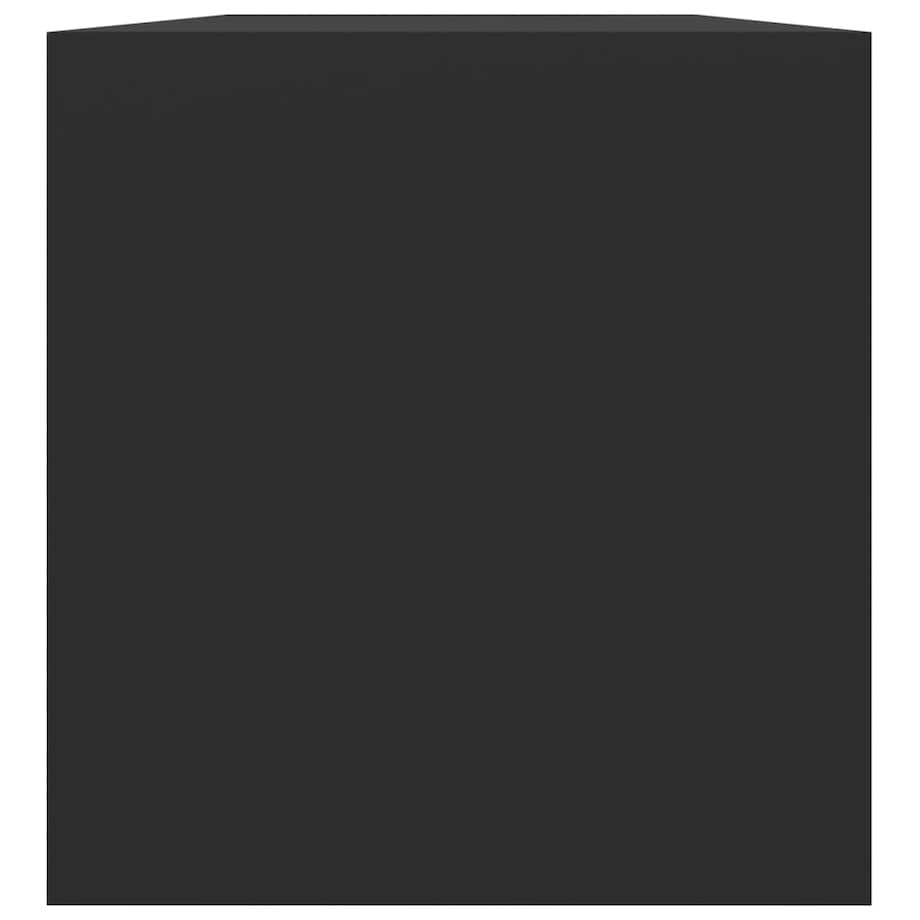 vidaXL Szafka na winyle, czarna, 71x34x36 cm, materiał drewnopochodny