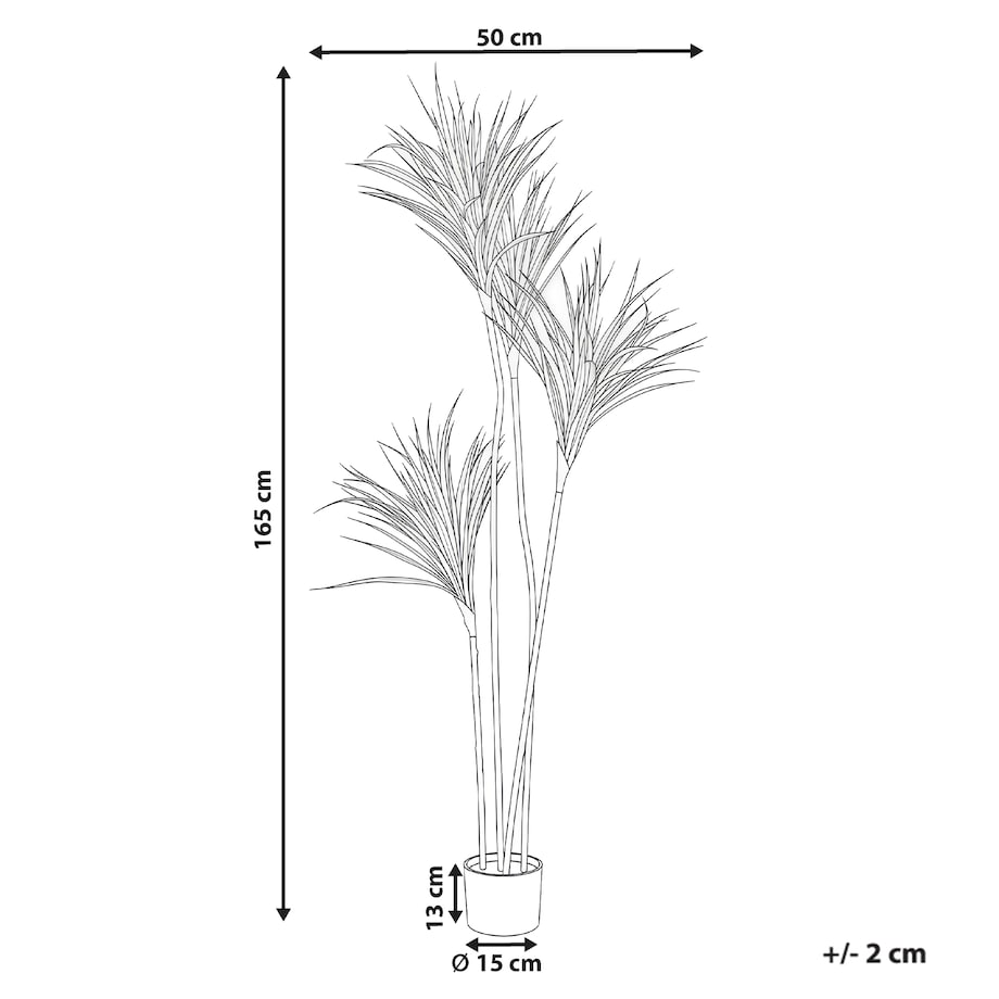 Sztuczna roślina DRACAENA DRACO 165 cm Zielony