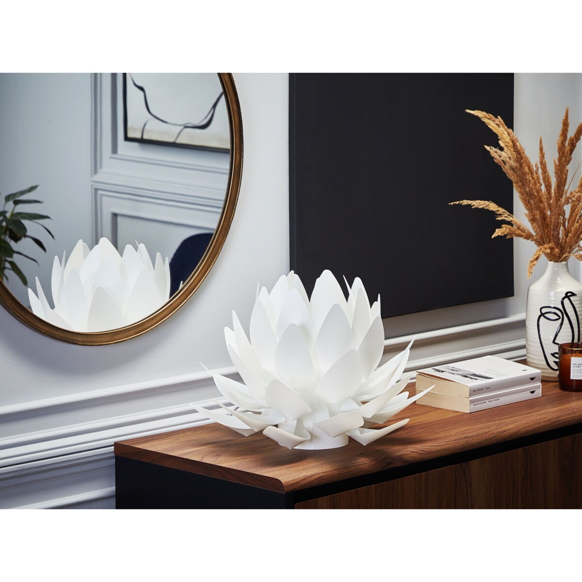 Lampa stołowa biała MUSONE