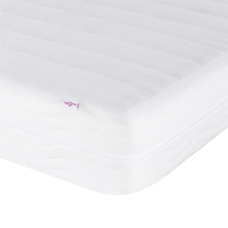 vidaXL Materac piankowy, biały, 90x210 cm, twardość H2/H3