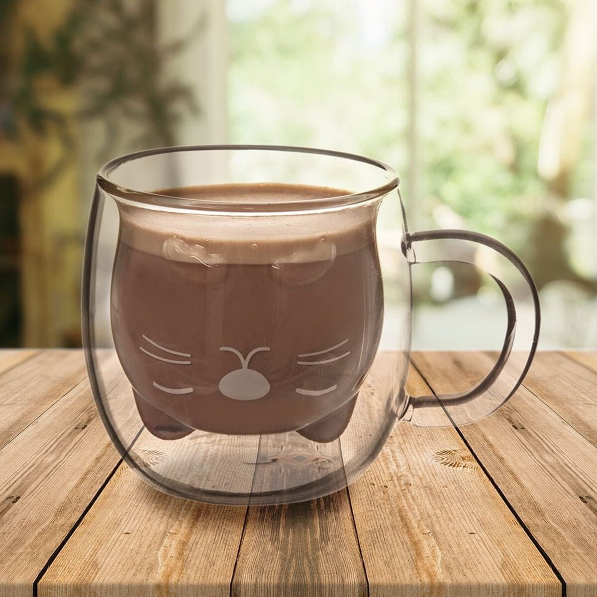 Szklanka Termiczna z Podwójną Ścianką Kotek 270 ml