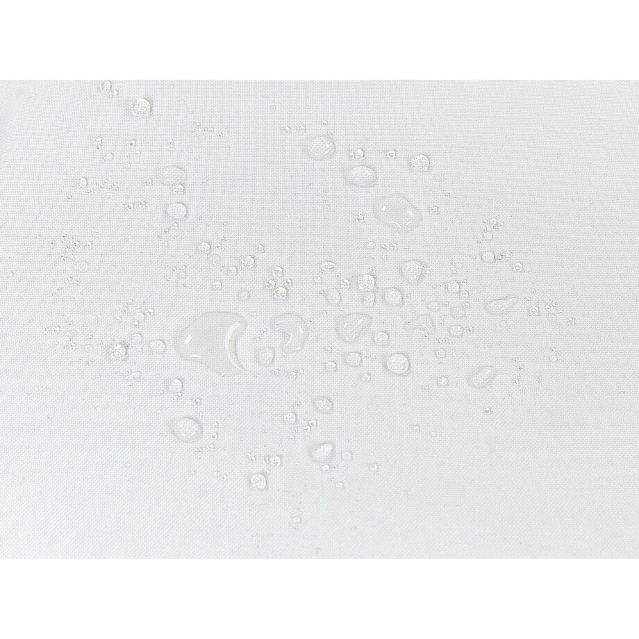 Zestaw 8 poduszek na krzesła ogrodowe biały SASSARI