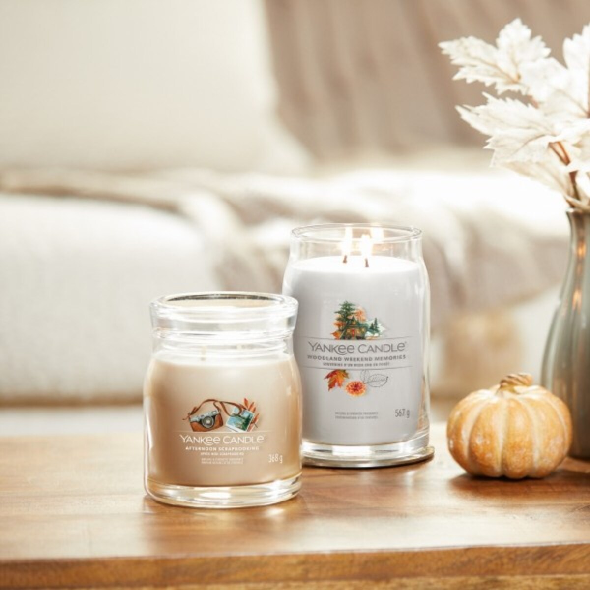 YC SIG.– Świeca średnia AFTERNOON SCRAPBOOKING