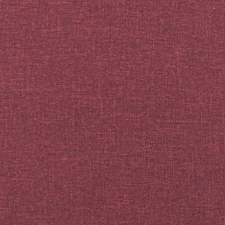 vidaXL Sofa 3-osobowa, winna czerwień, 180 cm,tapicerowana tkaniną
