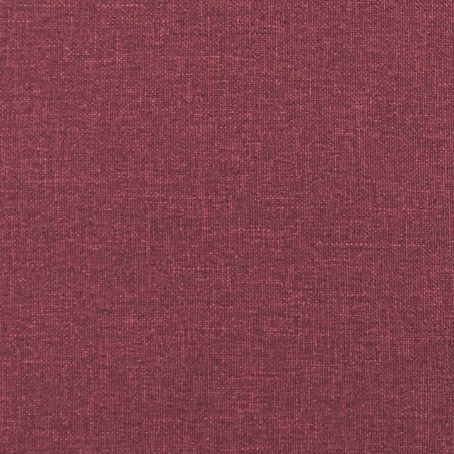 vidaXL Sofa 3-osobowa, winna czerwień, 180 cm,tapicerowana tkaniną