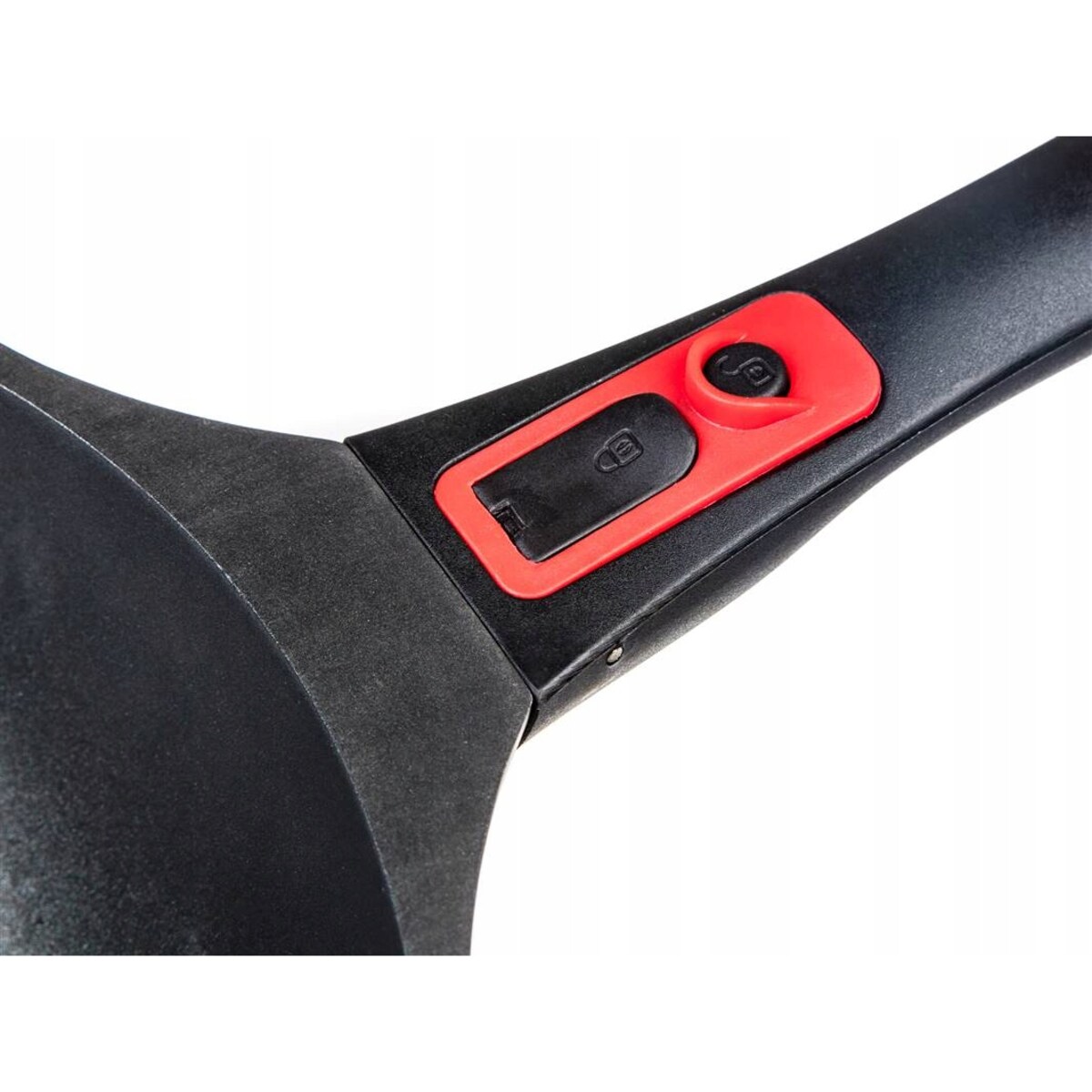 WOK PATELNIA z odpinaną rączką BANQUET pokrywka szklana 30cm aluminium box