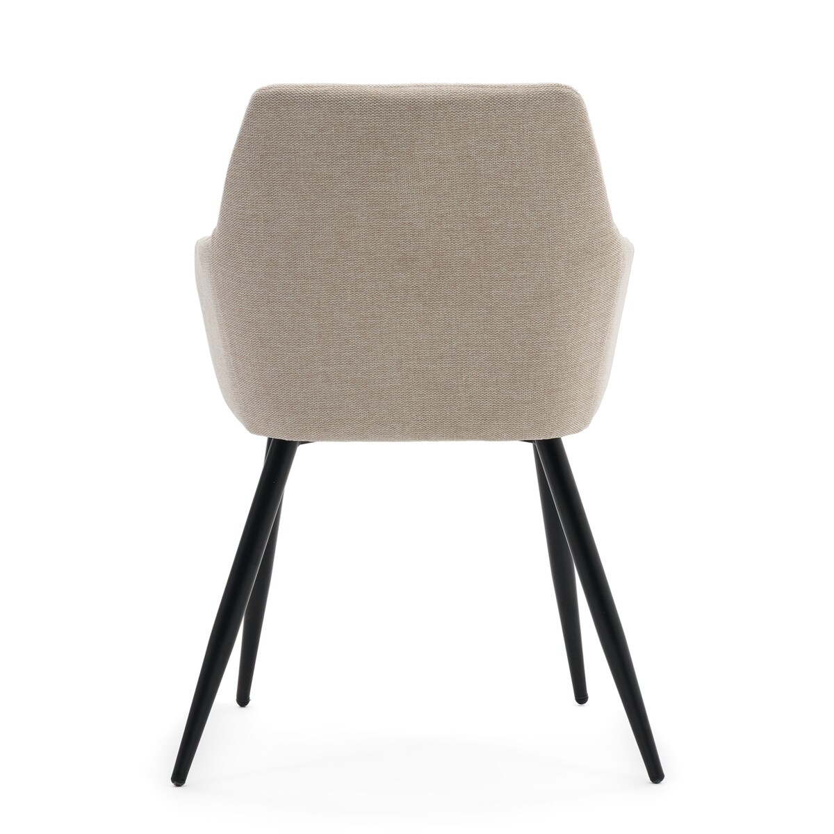 Krzesło tapicerowane nowoczesne NORDI beżowe do salonu biura