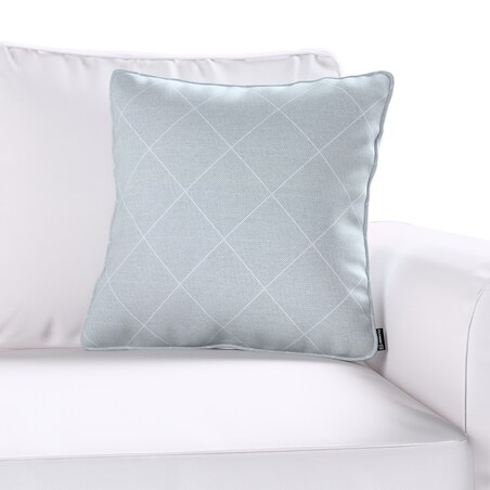 Poszewka Gabi na poduszkę 60x60 szaro-srebrne romby