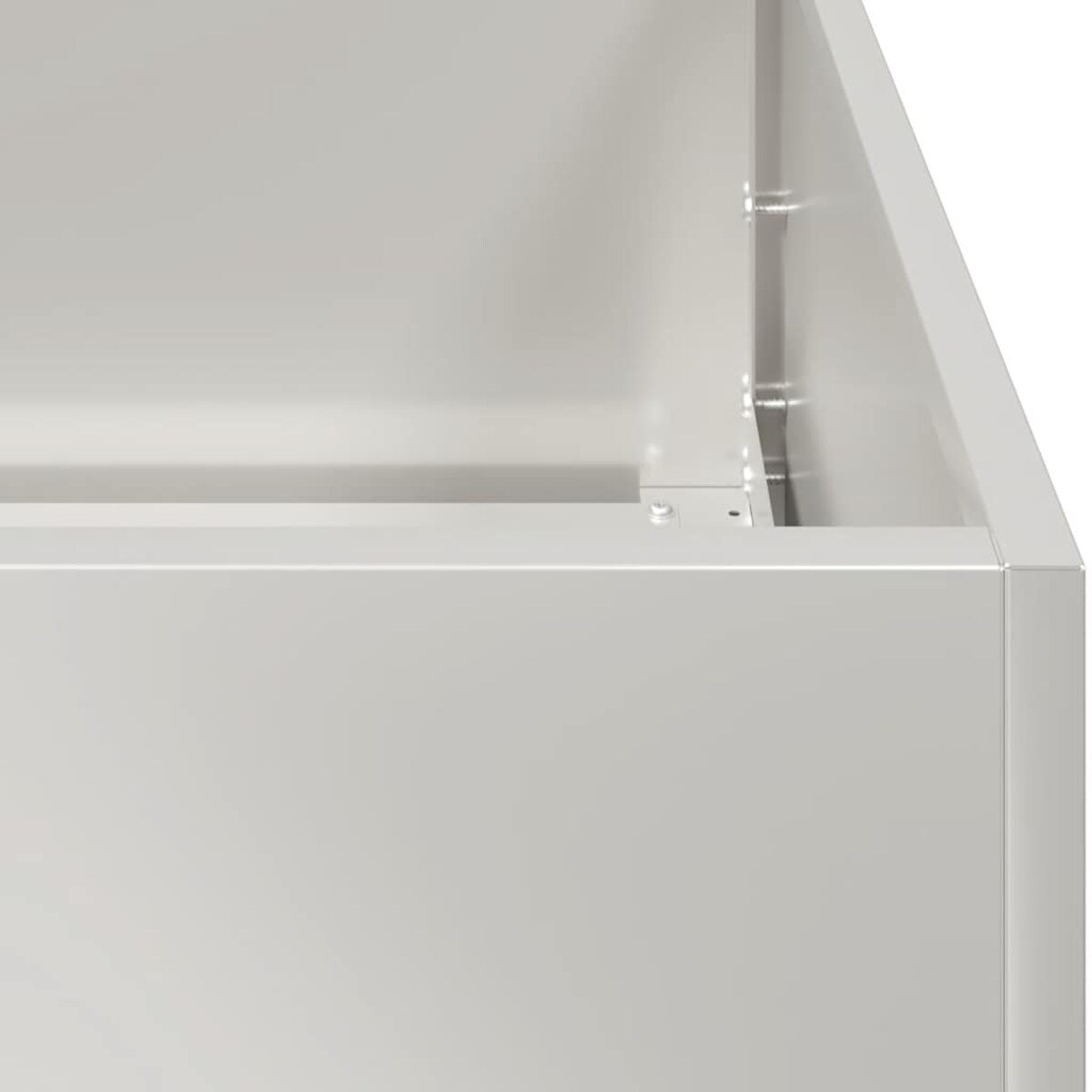 vidaXL Doniczka 40x40x80 cm Stal nierdzewna