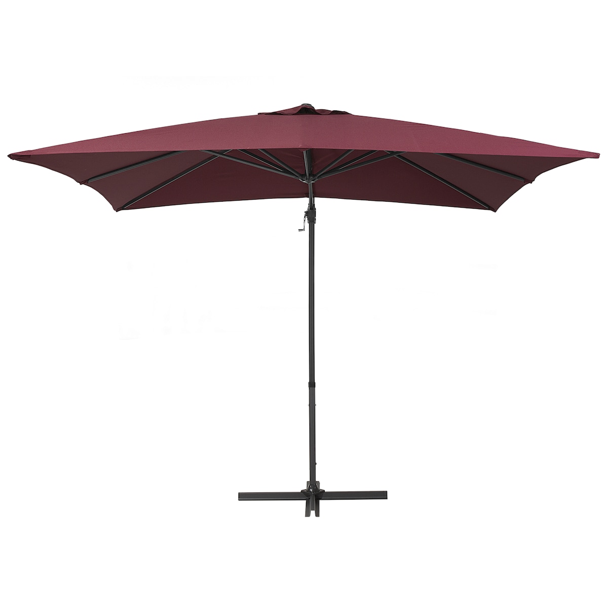 Parasol ogrodowy na wysięgniku 250 cm MONZA Burgundowy