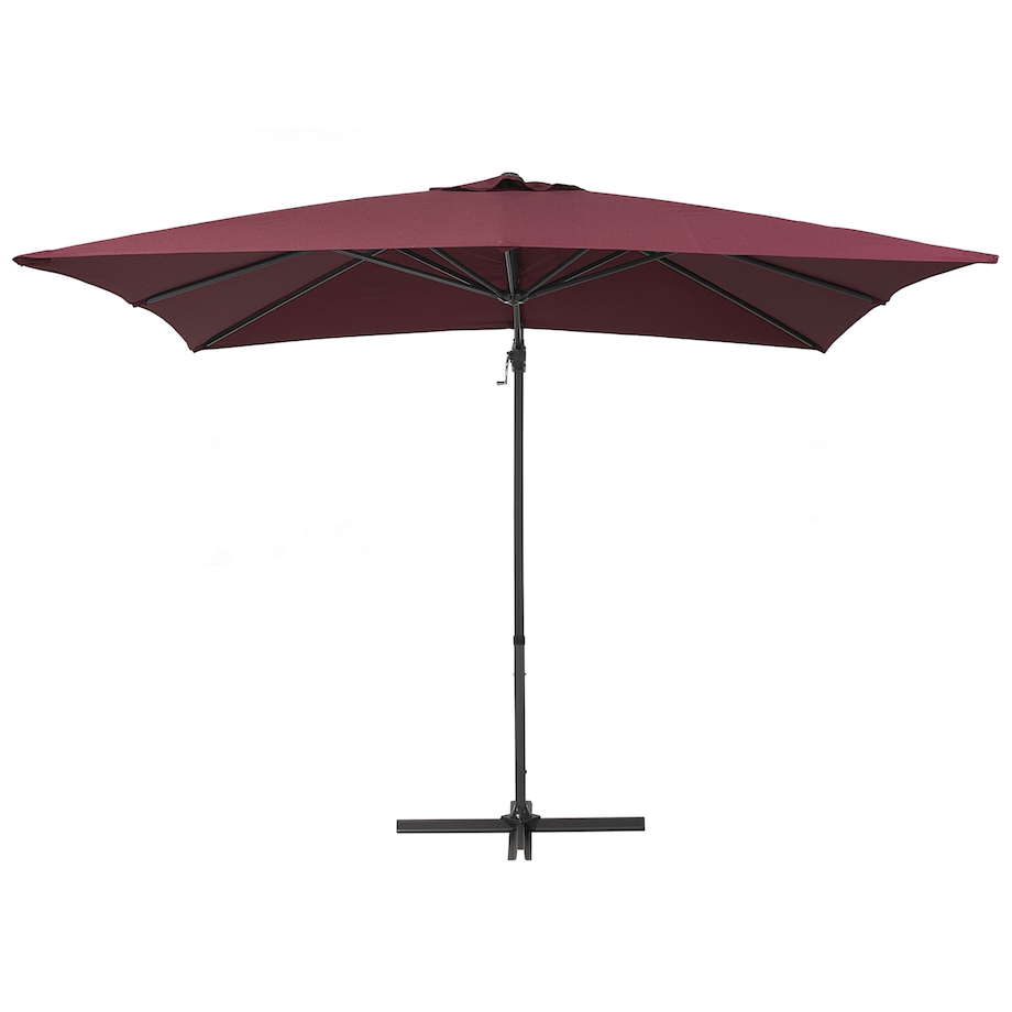 Parasol ogrodowy na wysięgniku 250 cm MONZA Burgundowy