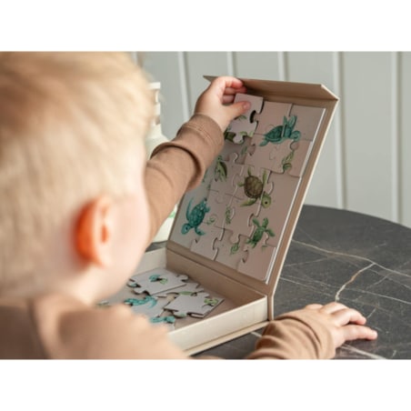 Filibabba Gra magnetyczna Turtle puzzle
