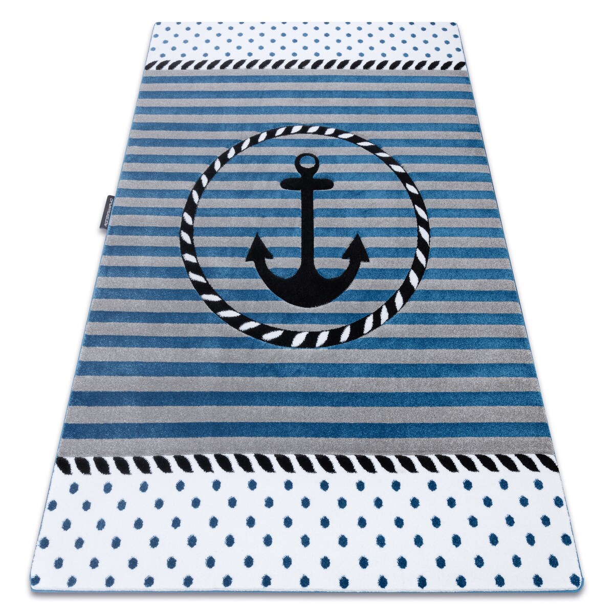 Dywan PETIT MARINE KOTWICA MORZE niebieski 180x270 cm