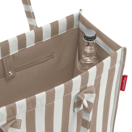 Torba DAILY SHOPPER, summerstripes coffee