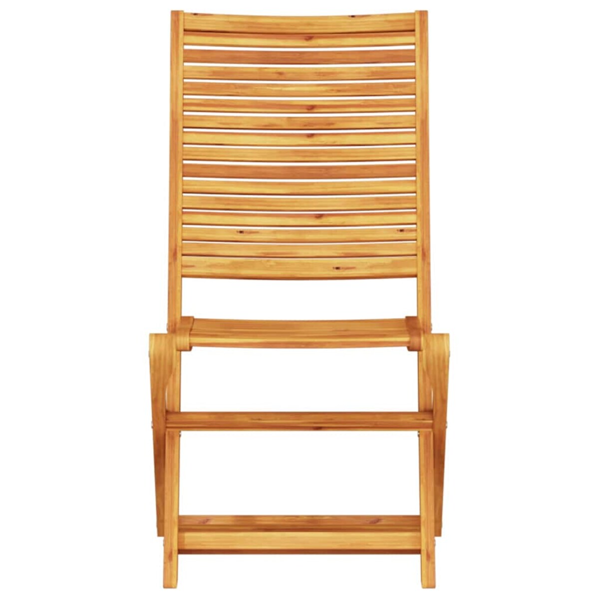 vidaXL Składany zestaw bistro 3 pcs Brązowy lite drewno akacjowe