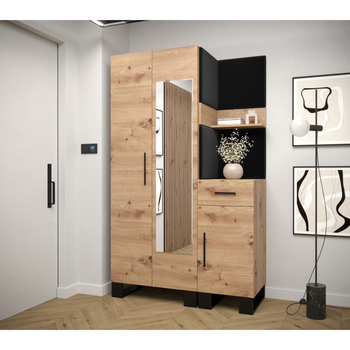 Garderoba do przedpokoju Abiks ARTIN 16 artisan+manila18