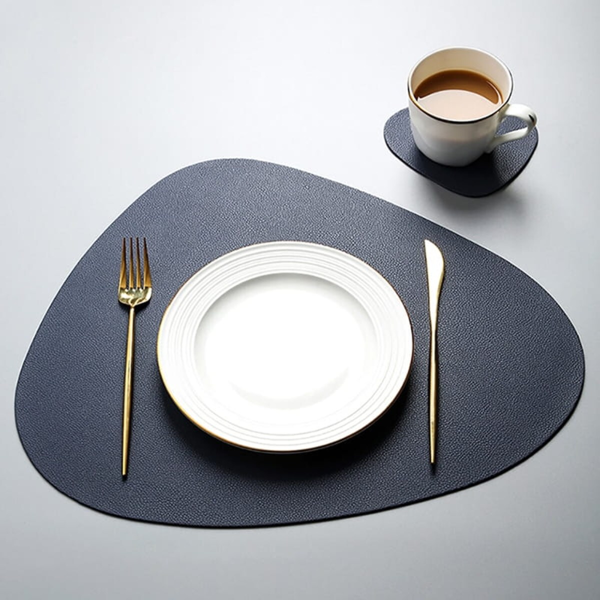 Czarna Podkładka mata Ochronna pod Talerze 35 x 45 Skinny Zwijana Cienka