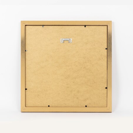 Ramka na zdjęcia 30x30 cm złota rama MDF z plexi do powieszenia pion poziom klasyczna kwadratowa ramka FRAMAI®