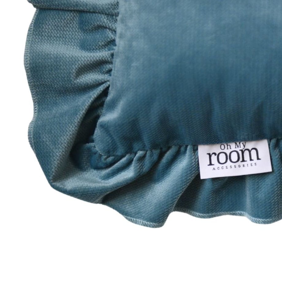 Poszewka Pościel Na Poduszkę Jasiek Z Falbanką 40X40 Szmaragd