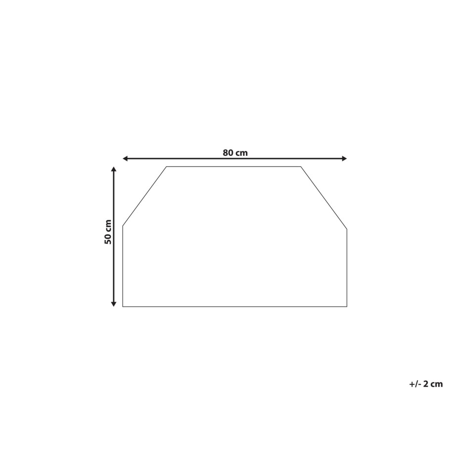 Wycieraczka SELATNA Naturalny 50 x 80 cm Wzór świąteczny Włókno kokosowe