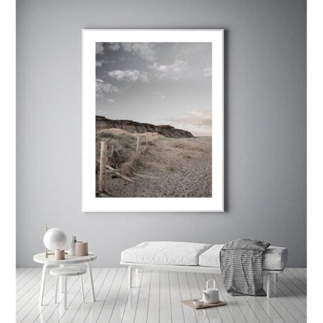 Poster Story, Plakat, Obraz - Plaża Obok Klifu, wymiary 21 x 30 cm