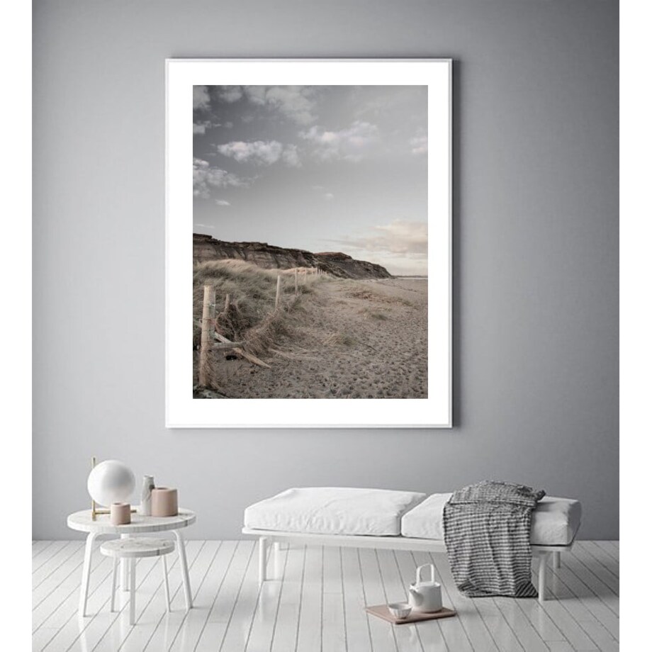 Poster Story, Plakat, Obraz - Plaża Obok Klifu, wymiary 21 x 30 cm