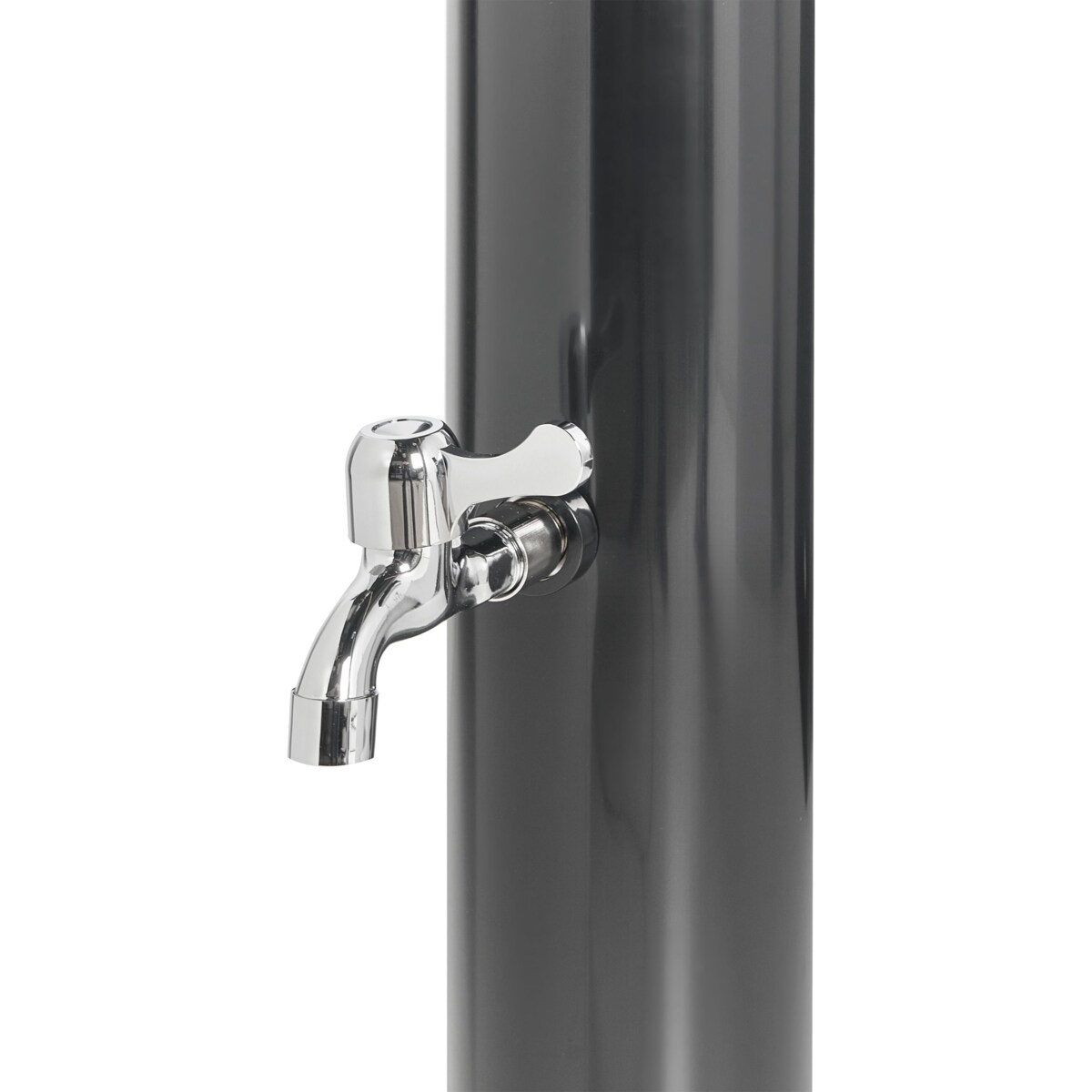 Prysznic ogrodowy solarny wolnostojący ELQUI Czarny