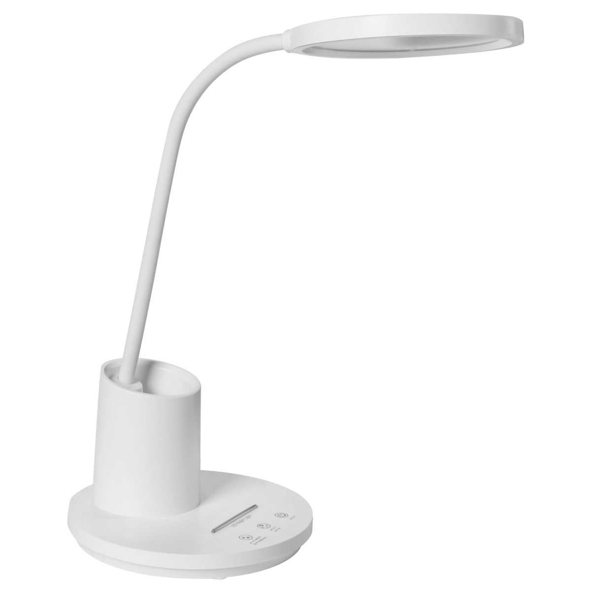 Lampa biurkowa LED VELA Ze ściemniaczem Biały