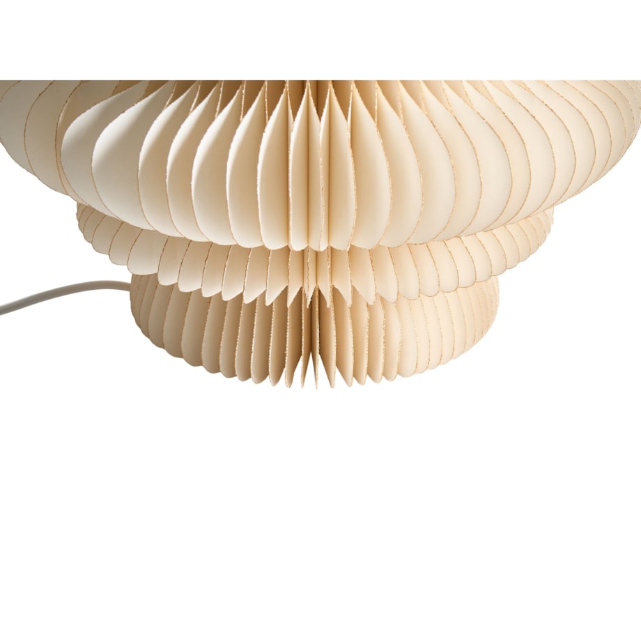 Dekoracja świąteczna Lampa stołowa DREVJA Choinka 51 cm Beżowy