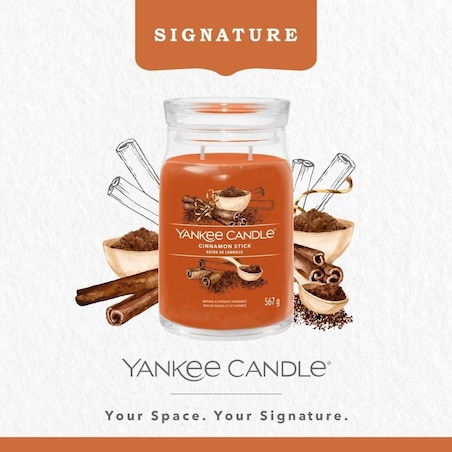 YC SIGNATURE – Świeca duża CINNAMON STICK