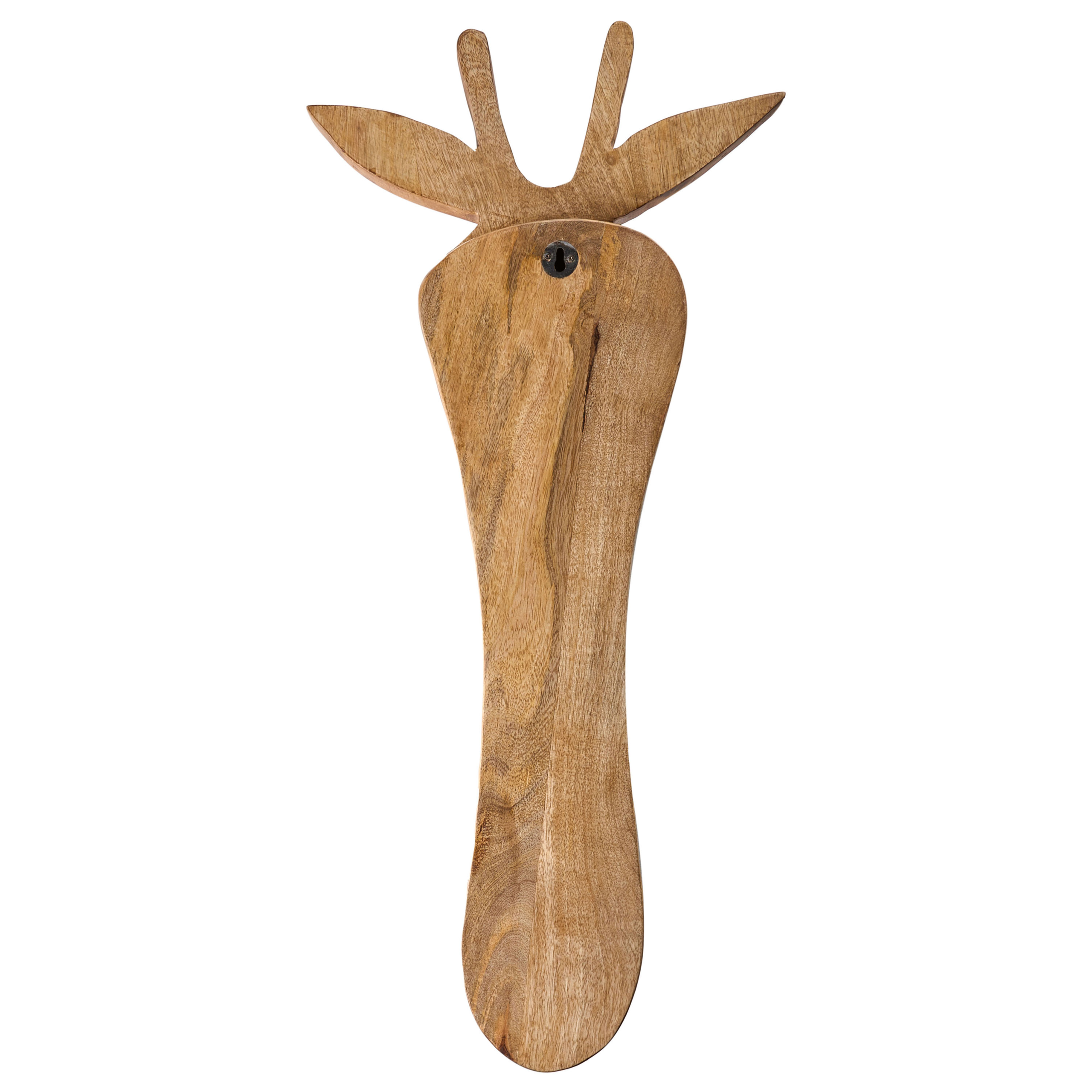 Dekoracja ścienna Żyrafa EKPOMA Drewno mango 68 cm Jasnobrązowy
