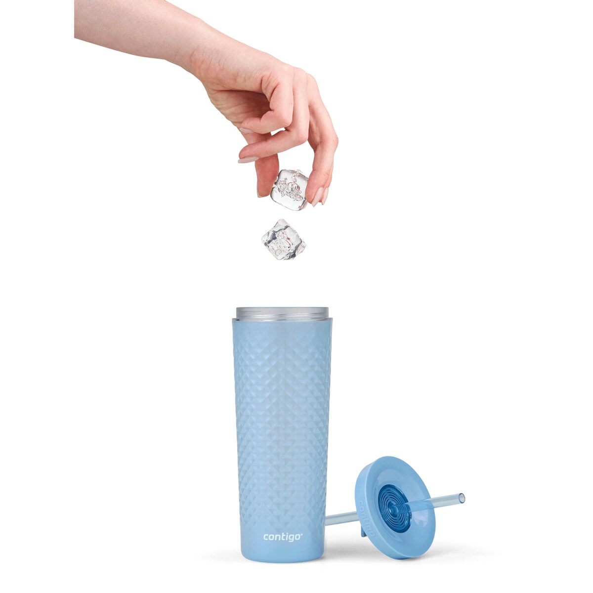 Kubek na wodę ze słomką Contigo AutoClose Tumbler 590ml - Glacier