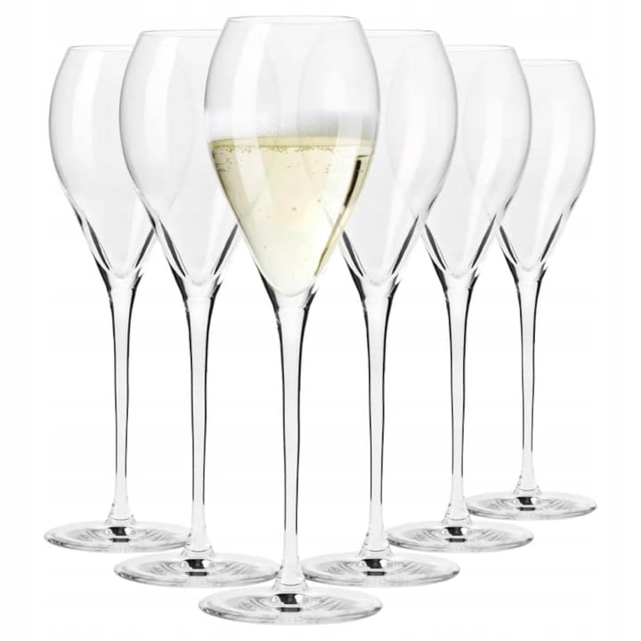 Kieliszki do Prosecco DIVINE KROSNO wina musującego szampana prosecco 6szt