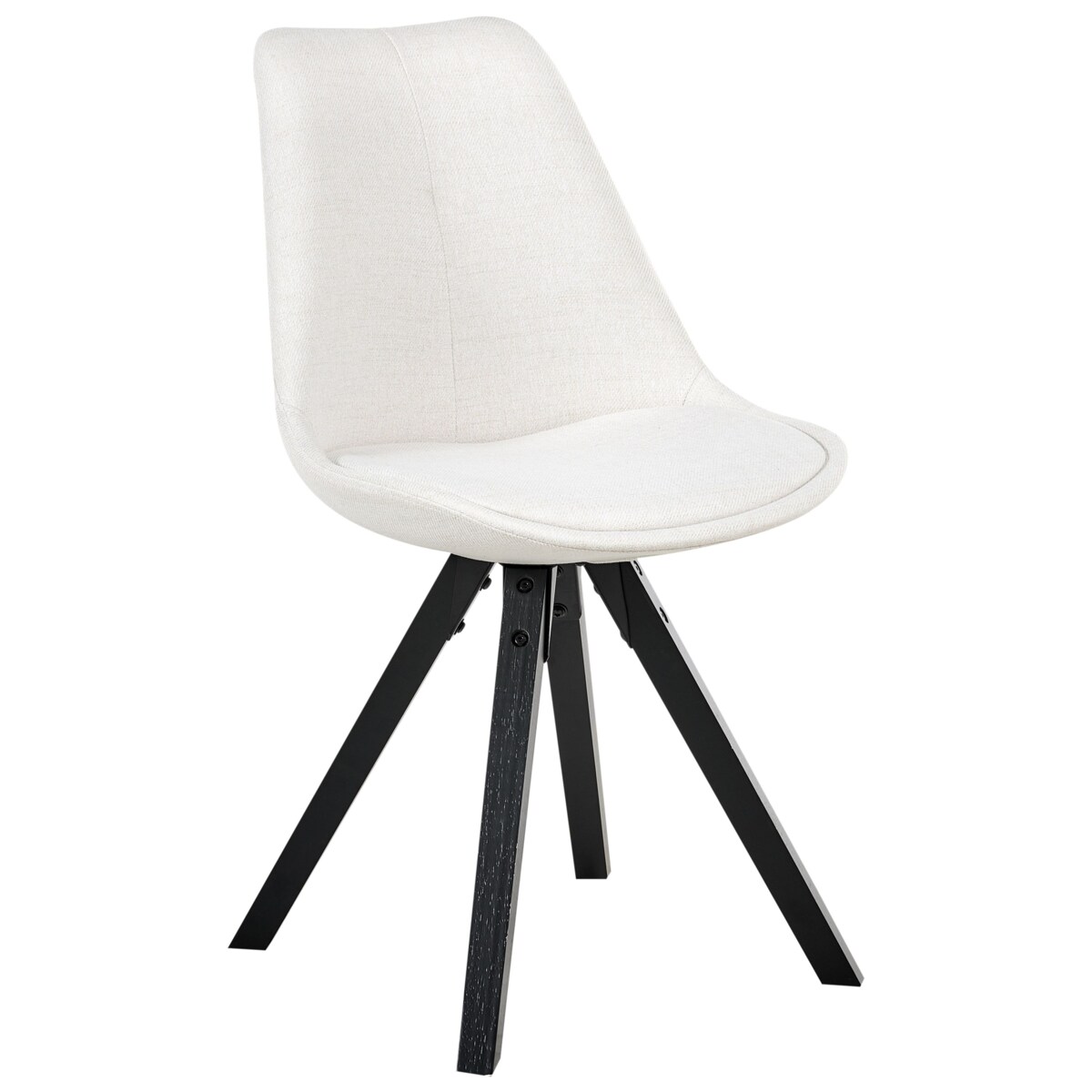 Zestaw 2 krzeseł do jadalni HEDLEY Jasnobeżowy