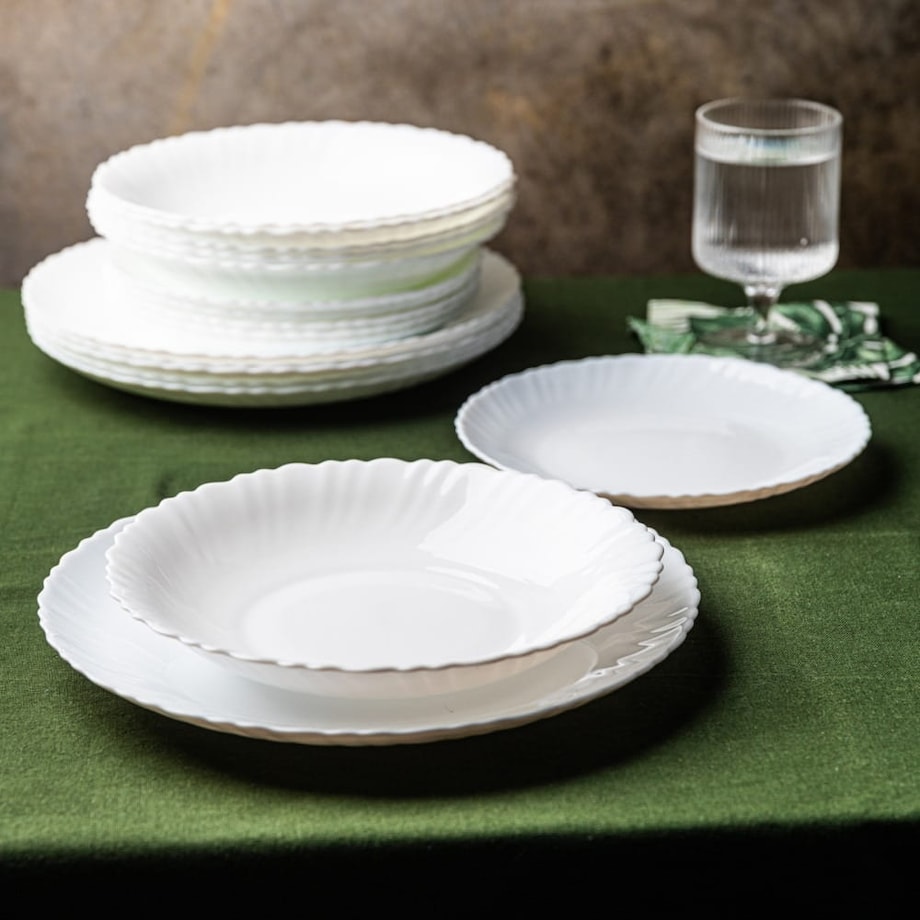 Zastawa stołowa Serwis Komplet talerzy 18 elementów na 6 osób KINGHOFF