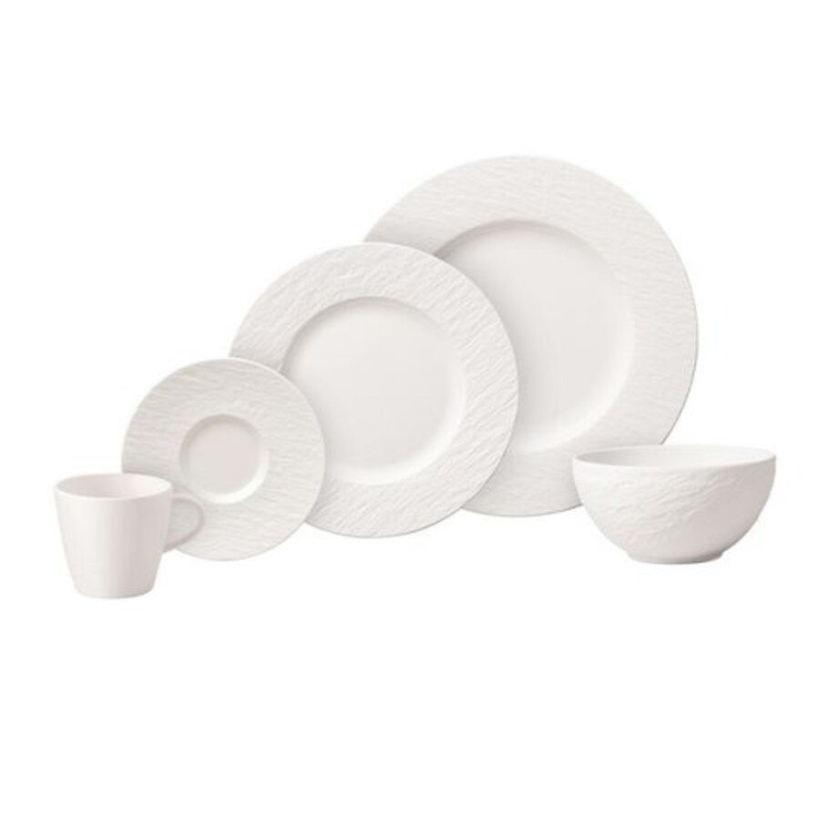 Zestaw dla 4 osób Manufacture Rock Blanc Villeroy & Boch