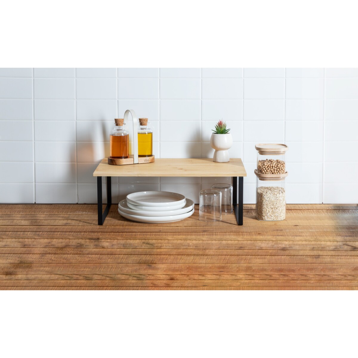 Pojemniki na przyprawy 2x300 ml  SUPAISU-2 z tacką