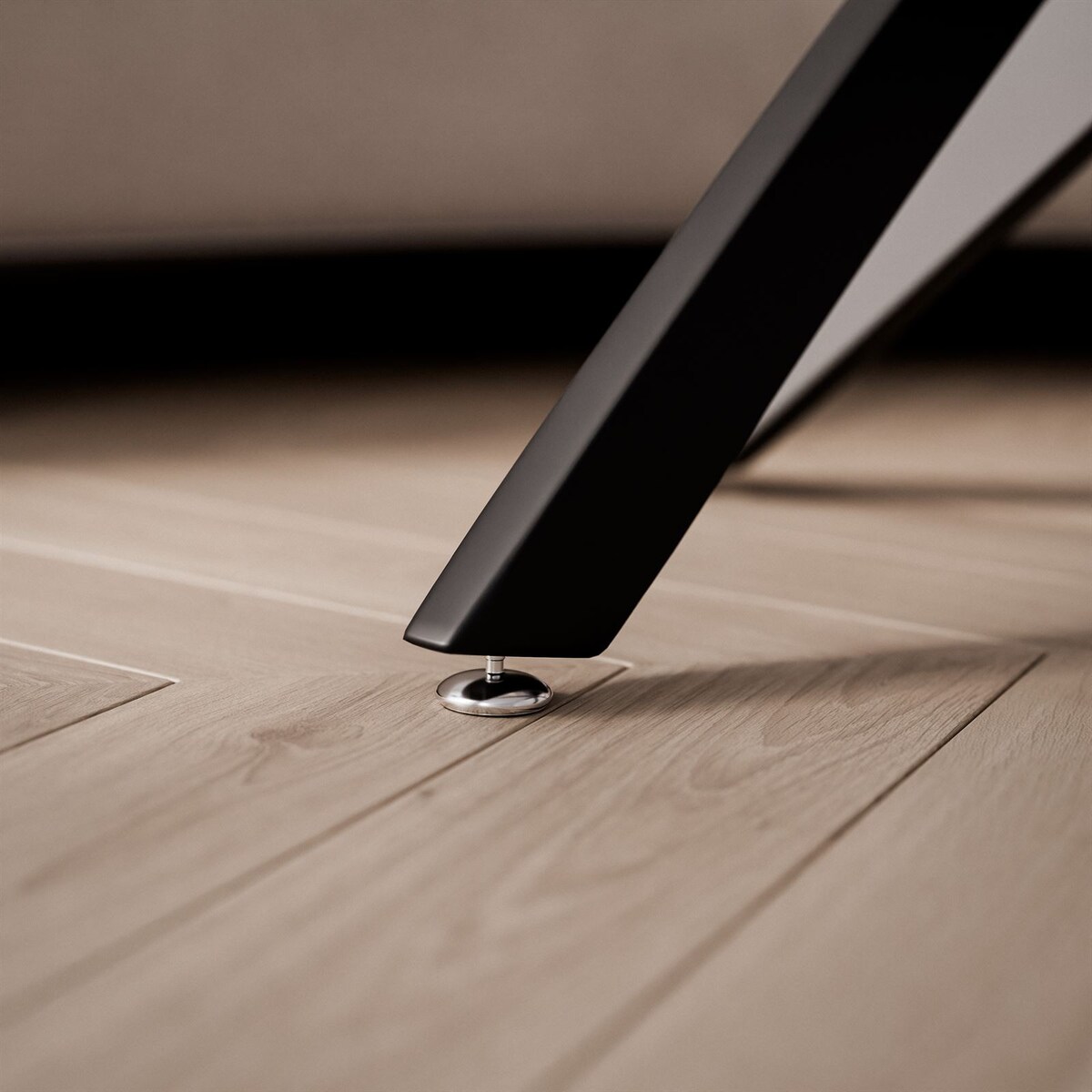 Stolik kawowy BEIRA ze szklanym blatem czarny