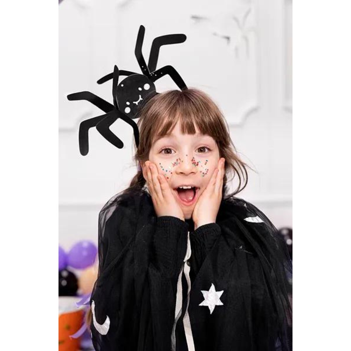 Dekoracja papierowa Pająki, 27x17 cm