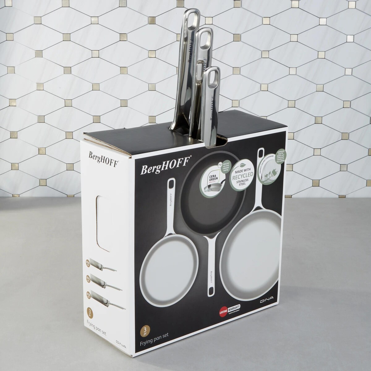 Zestaw patelni Helix 3-el. (20 + 24 +28cm) BergHOFF