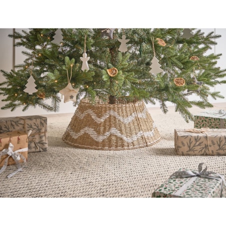 Osłonka pod choinkę HIVER Trawa morska Naturalny 51 cm