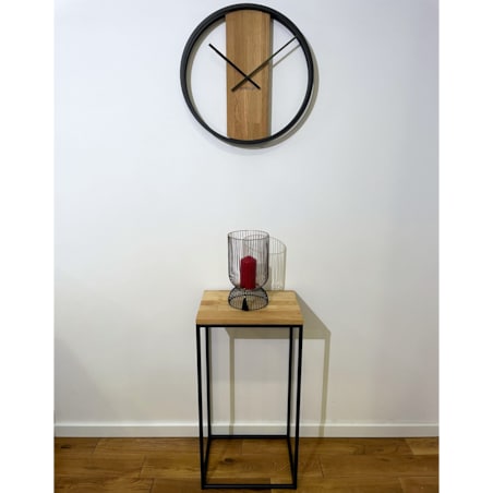 Konsola loftowa czarna 40x80x30cm pojedyncza