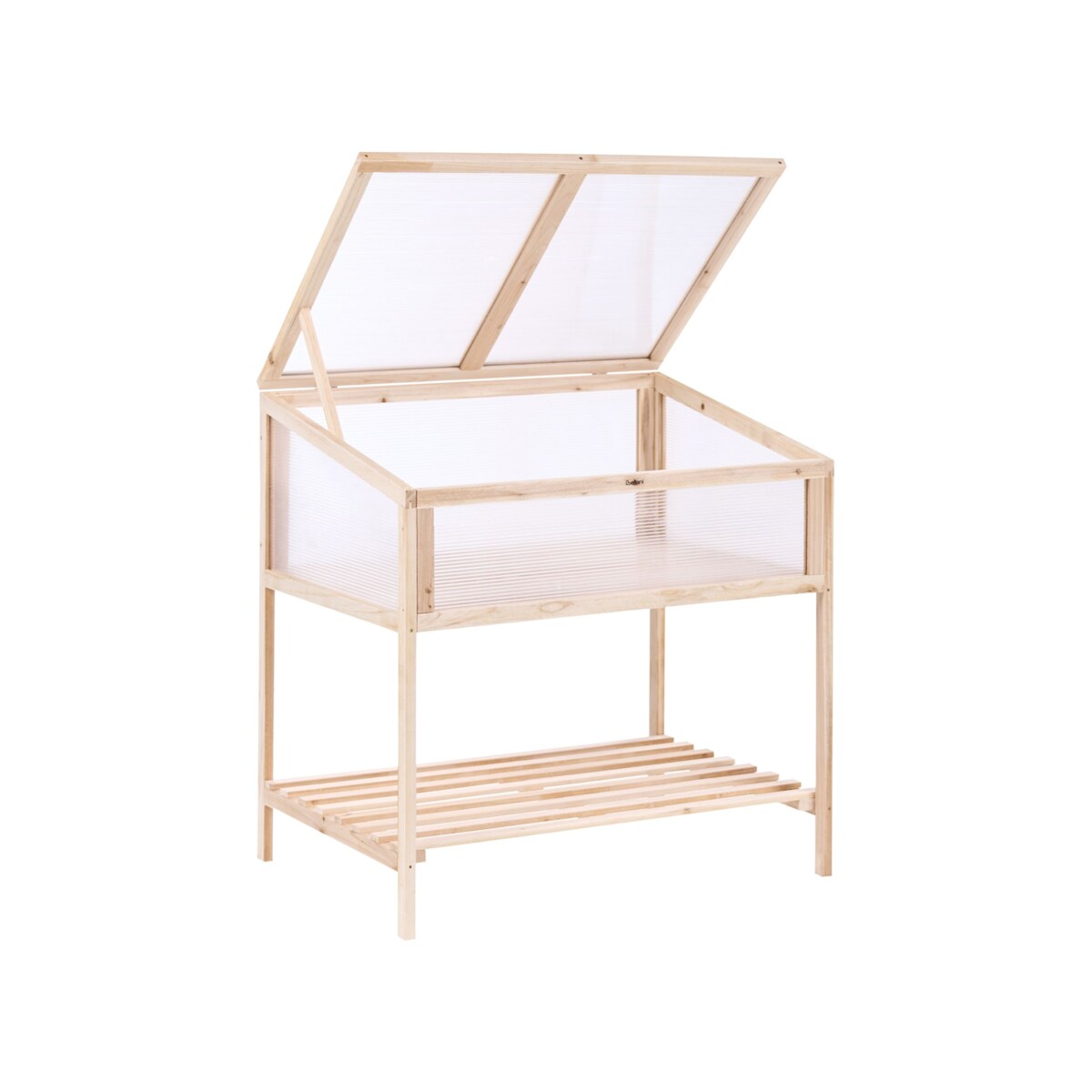 Szklarnia balkonowa ARANOVA Drewno jodłowe Jasnobrązowy 58 cm