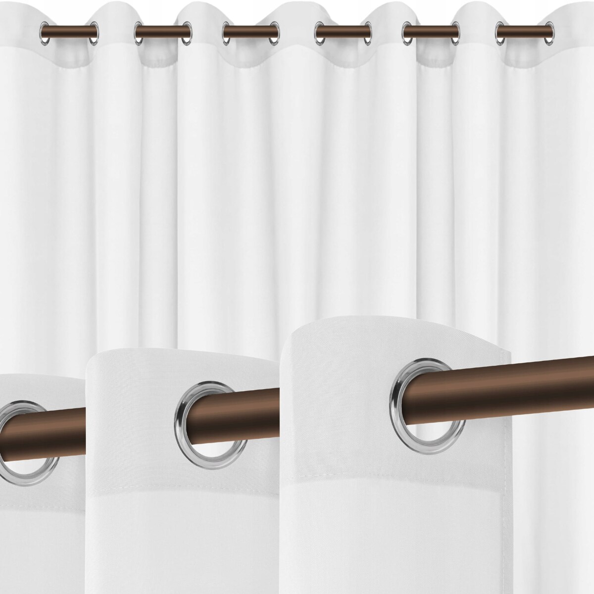 Zasłona Ogrodowa na Kółkach Przelotkach Gotowa Tarasowa Wodoodporna 140 x 250